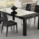 : round contemporary dining table