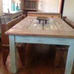 : rustic farmhouse table