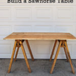 : sawhorse desk cheap