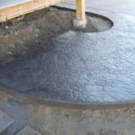 : simple stamped concrete stone
