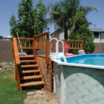 : small above ground pool decks