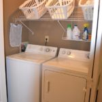 : small laundry room cabinet ideas