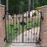 : small wrought iron gates