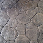 : stamped concrete stone look