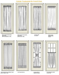 French Door Curtains with Designs Ideas You Like