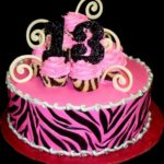 : trend 2016 and 2017 for 13th birthday cakes