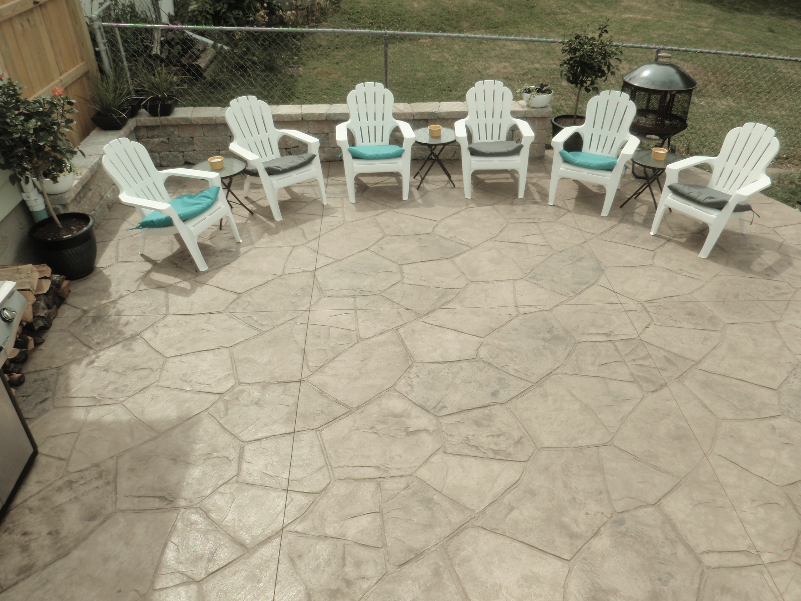 Stamped Concrete Stone with Basic Steps to Make