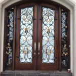 : vintage Wrought iron doors