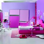 : violet hello kitty bedroom set
