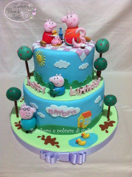 Peppa Pig Birthday Cake for Lovely Kids Awesome Birthday