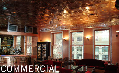 Tin Ceiling Tiles in Golden for Your Luxurious Room