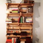 : wood pallet shelf plans