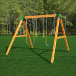 : wooden swing sets academy