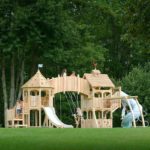 : wooden swing sets backyard discovery