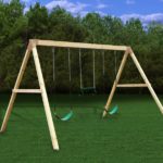 : wooden swing sets for sale