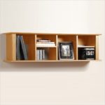 : wooden wall mounted bookshelves