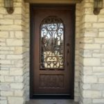 : wrought iron door bell pulls