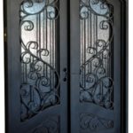 : wrought iron doors cad