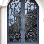 : wrought iron doors contemporary