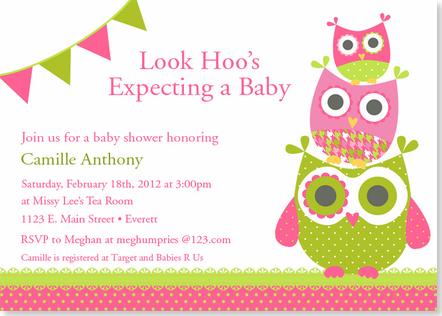 What Is Becoming Hits? Owl Baby Shower Invitations Theme!