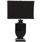 : black table lamps uk