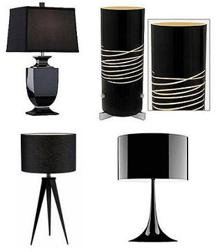 Black Table Lamps Use to Create a Decent Decorative Appeal