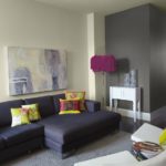 : living room color schemes brown furniture