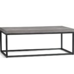 : metal coffee table round