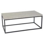 : metal coffee table with wheels