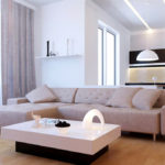 : minimalist living room lighting