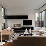: minimalist living room small apartment