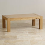 : oak coffee table round