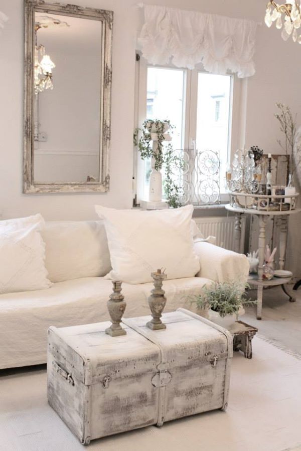 shabby chic living room curtains