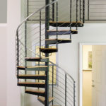 : spiral staircase dimensions