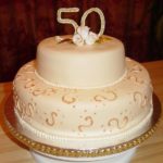 : 50th anniversary cake knife server set