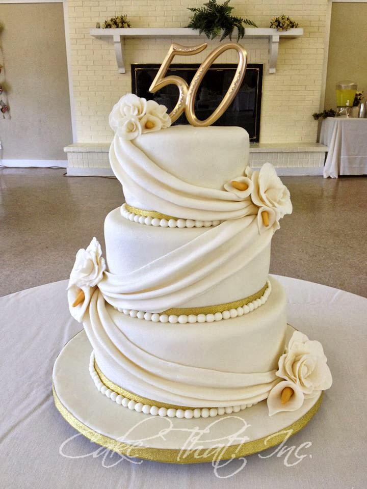 50th anniversary cakes glasgow