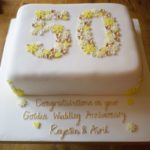 : 50th anniversary cakes wedding