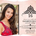 : sweet 16 invitations