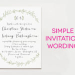 : wedding invitation wording