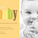 : baby announcement wording workplace