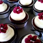 : bridal shower cupcake arrangement