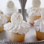 : bridal shower cupcakes with tower