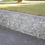 : cinder block retaining wall foundation