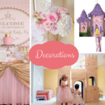 : creative Princess party decoration ideas