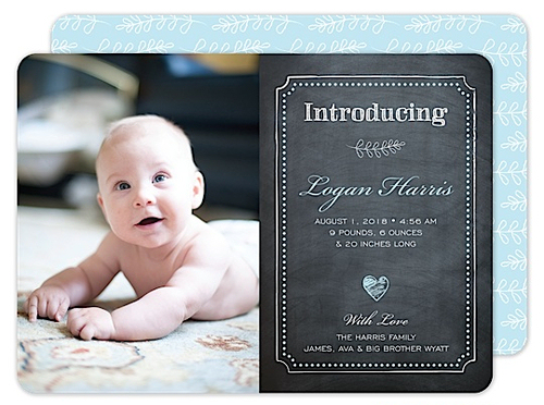cute baby announcement wording