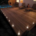 : deck lighting installation
