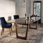 : marble top dining table