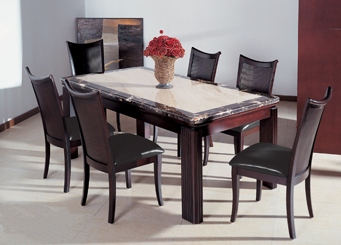 marble top dining table rectangular