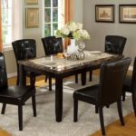 : marble top dining table set