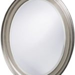 : oval mirror with lights